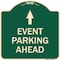 Signmission Designer Series Parking & Post Kit, Green & Tan Heavy-Gauge Aluminum Sign, 18" x 18", G-1818-23366 A-DES-G-1818-23366 - alternate 1